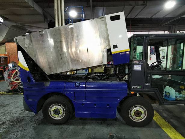 recent welding work, aluminium tank repair 